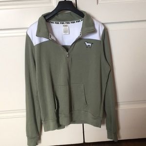 PINK//Victoria secret quarter zip